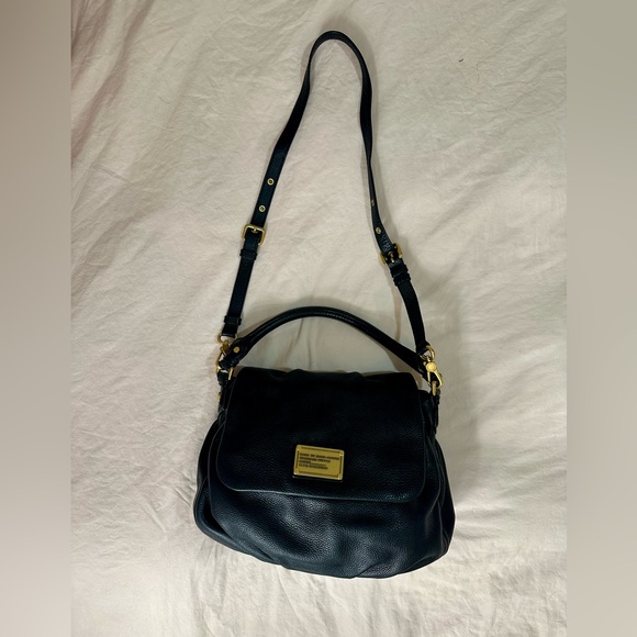 Marc by Marc Jacob’s Black Leather Pebbled Crossbody Adjustable Shoulder Bag - Picture 4 of 12